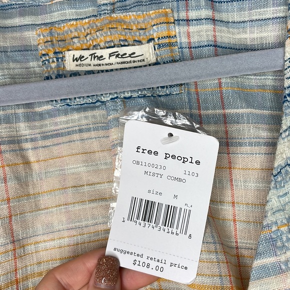 NWT Free People Maldives Surplice Wrap Top - Medium - Picture 7 of 15